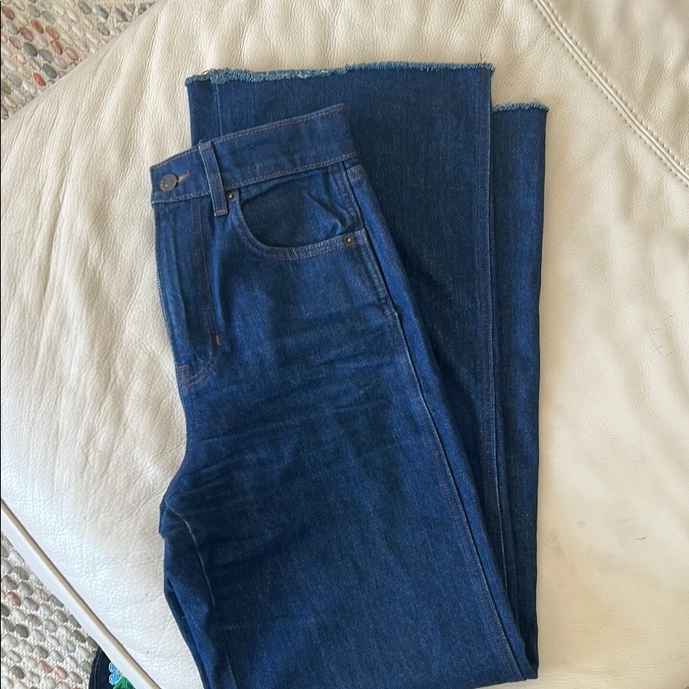 Veronica Beard relaxed wide leg jeans